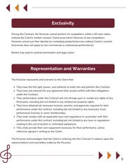 Musician Contract Template - page 5