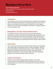 Design Consultant Business Plan - page 4