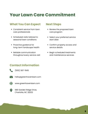 Lawn Care Proposal Template - صفحة 6