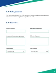 Payment Agreement Contract Template - صفحة 3