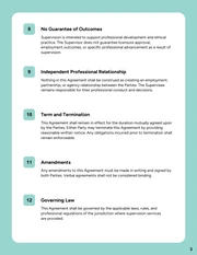 Social Work Supervision Contract Template - Página 3