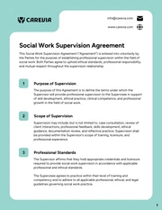 Social Work Supervision Contract Template - Página 1