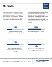 White and Blue Management Case Study Template - Page 7