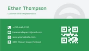 Simple Green Automotive Business Card - page 2