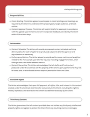 Ghostwriting Contract Template - Pagina 2