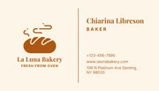 Beige Modern Photo Bakery Business Card - Page 2