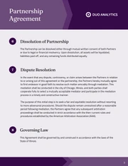 50/50 Business Partnership Agreement Template - Página 3