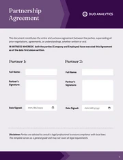 50/50 Business Partnership Agreement Template - Página 4