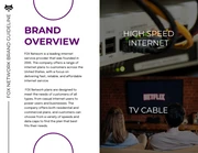 Purple Simple Network Brand Guideline Presentation - Seite 2