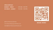 Black And Light Brown Modern Aesthetic Beauty Business Card - Page 2