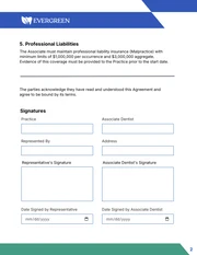 Associate Dentist Contract Template - صفحة 2