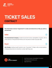 Ticket Sales Contract Template - صفحة 1