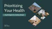Green Simple Health Presentation - Seite 1