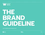 Green, Black, White Minimalist Brand Guideline Presentation - Page 1