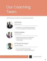 Executive Coaching Proposal - Page 4