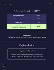 Dark Purple Green Financial Plan - Page 4