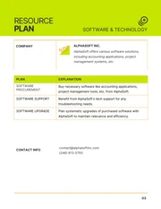 Simple Greeny Resource Plan - Page 3