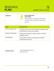 Simple Greeny Resource Plan - Page 4