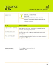Simple Greeny Resource Plan - Page 5