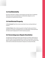 Exclusivity Contract Template - Seite 3