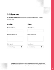 Exclusivity Contract Template - Seite 4