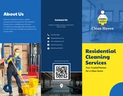 Residential Cleaning Services Brochure - Page 1