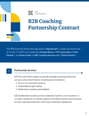 B2B Contract Template - Seite 1