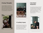 Simple Brown Funeral Tri-fold  Brochure - Page 2