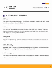 Software Maintenance Contract Template - صفحة 2