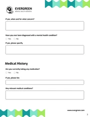 Counseling Intake Form Template - Seite 3
