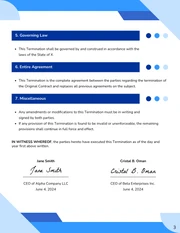 Termination Of Contract Template - Pagina 3