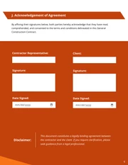 Construction Project Contract Template - Página 4