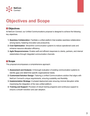 Unified Communications Proposal - Page 3