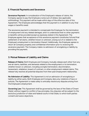 Settlement Contract Template - page 2