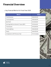 Modern Clean Purple Financial Data Report - Page 2