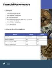 Modern Clean Purple Financial Data Report - Page 3