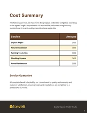 Handyman Proposal Template - صفحة 5