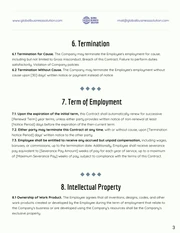 Startup Employment Contract Template - صفحة 3