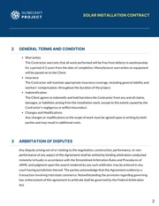 Solar Installation Contract Template - Página 2