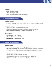 Health Behavior Change Contract Template - Seite 2