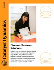 Simple Orange Business Catalog - Seite 1