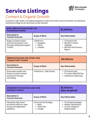 Institution Marketing Services Catalog Template - صفحة 6