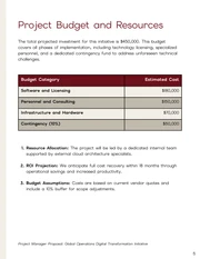 Project Manager Proposal Template - Seite 5