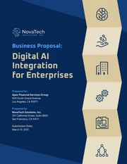 Enterprise Business Proposal Template - Pagina 1