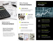 Neon Green Minimalist Finance Company Tri Fold Brochure - Page 2
