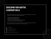 Minimalist Black and White Leadership Presentation - Seite 5