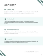 Freelance Recruiter Contract Template - page 2