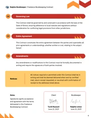 Freelance Bookkeeping Contract Template - Page 4