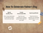 Wood Background Funny Father's Day Presentation - page 3