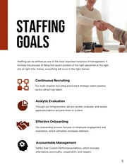 White And Red Minimalist Clean Modern Corporate Staffing Plans - Page 5